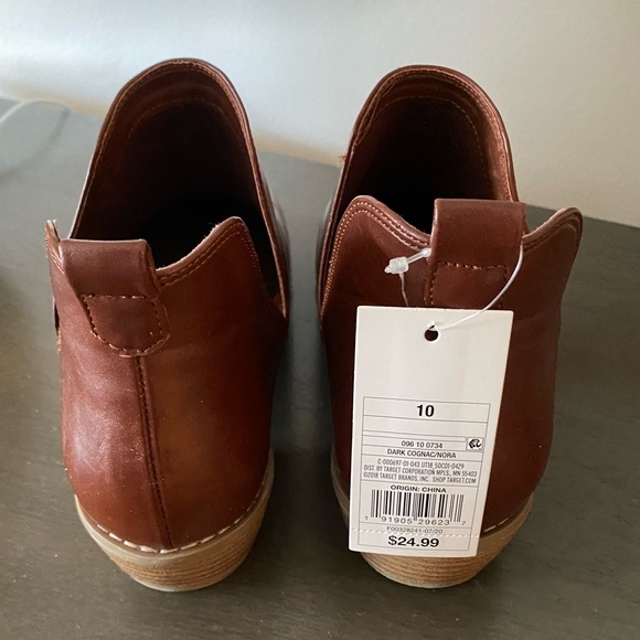 Universal Thread Women’s Brown Slip-on Ankle Booties - Sz 10 NEW - Picture 4 of 7